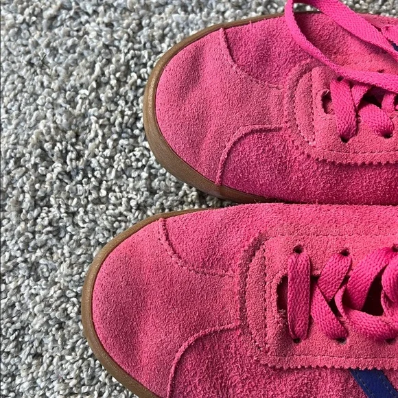 Sport Low Bambino Honeysuckle Suede Leather Sneakers 7.5 - Picture 5 of 10